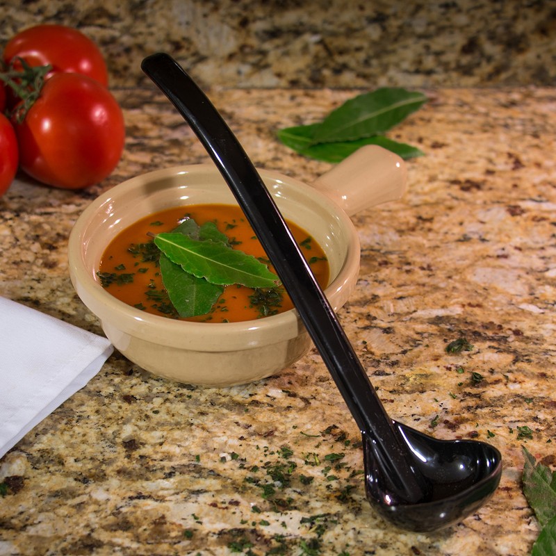 Carlisle FoodService Products 029503 Carly Plastic Dressing/Serving Ladle, 1 oz./9.5",