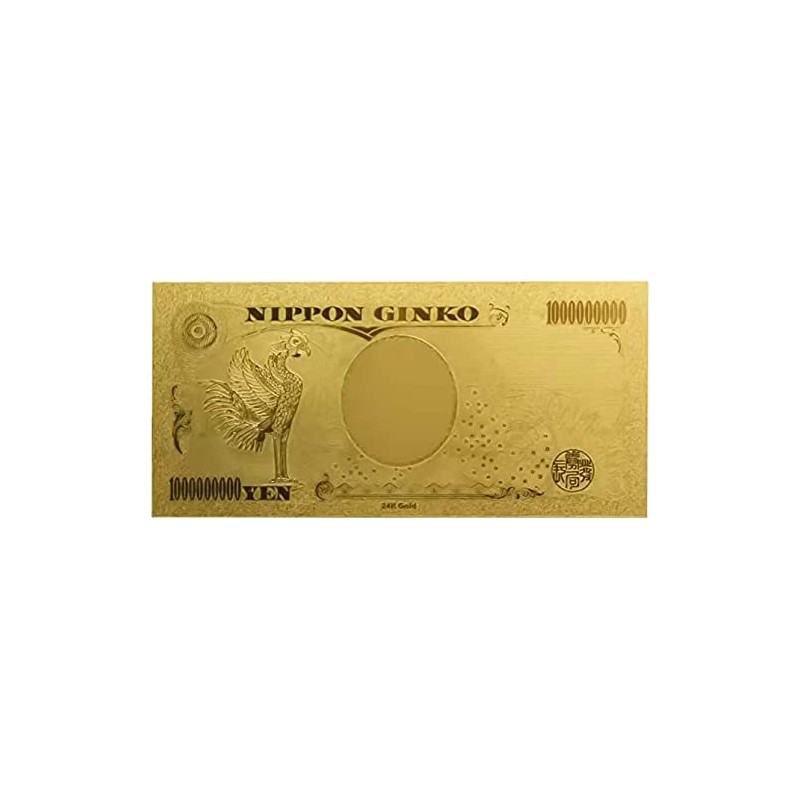 Luck Up Money Luck Gold Leaf Bill Billion Yen Bills