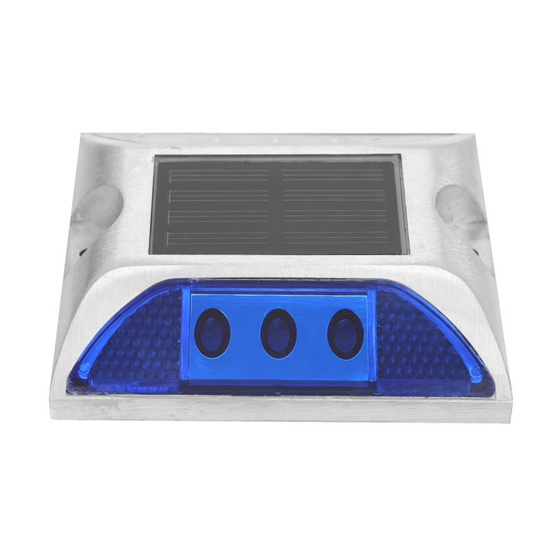 LED Solar Power Ground Marker Lights Waterproof Outdoor Driveway Road