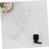 CAXUSD 4pcs Press Pump Emulsion Bottle Transparent Refillable Container Black