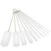 10 Pieces Bottle Cleaning Brushes for Tube Bottle Straws Narrow