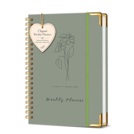 Undated Weekly Planner, Weekly To Do List Notebook with Habit Tracker, A5