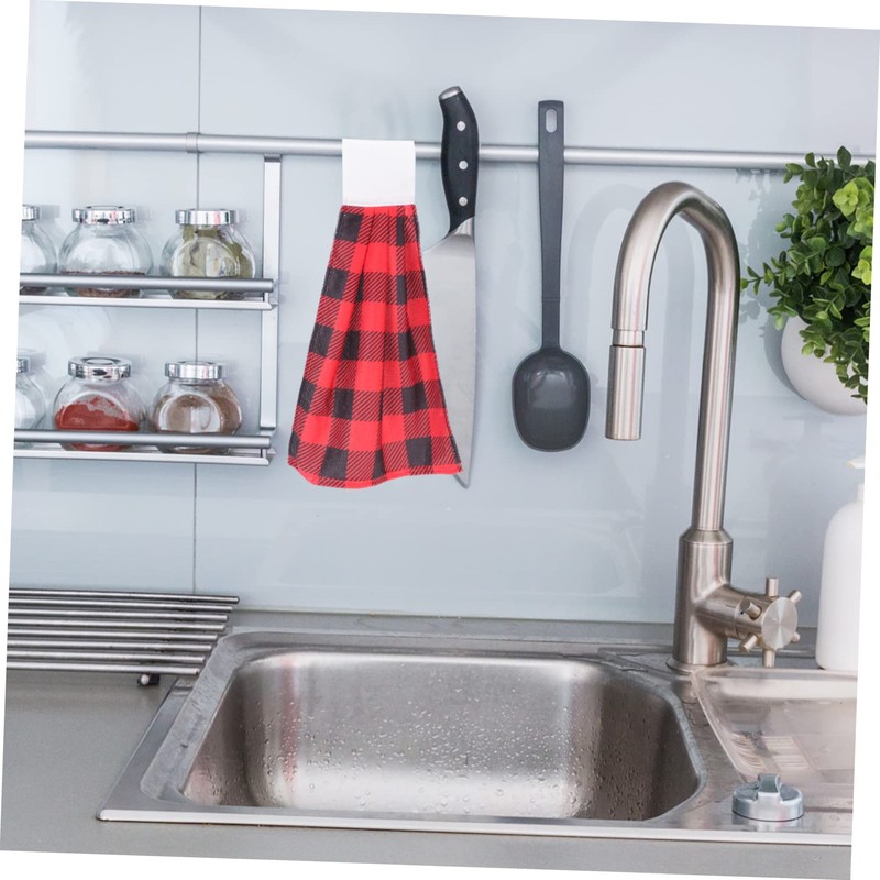 LABRIMP Hanging Hand Towel Water Absorbent Kitchen and Bathroom Hand