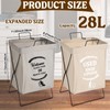 DoubleFill 2 Pcs Shoe Cover Boxes Foldable Storage Baskets for