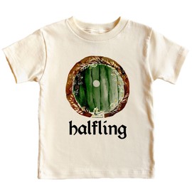 Halfling Toddler Shirt - 100% Cotton - Availabe in White or Cream (4T, Cream)