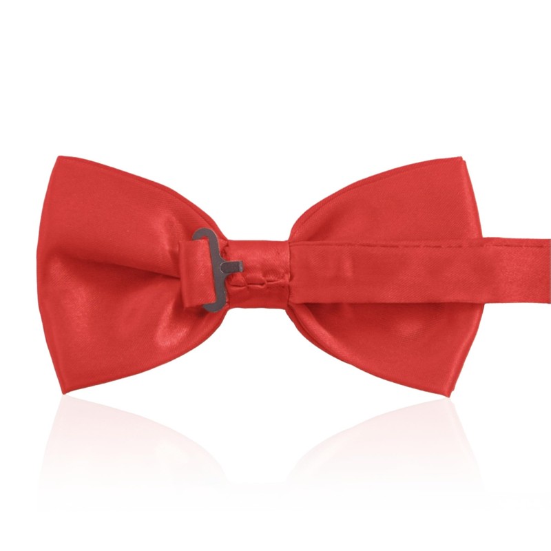Bwerfuet Classic Bow Tie Adjustable Neck Bow Tie Solid Color