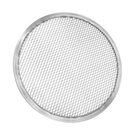 FUNOMOCYA 1pc Aluminum Alloy Pizza Screen Seamless Baking Pan with Holes for Home Commercial Use for Even Baking Airflow