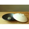 Basin Flower Vase for Fresh Flowers, Ceramics, Black, Vase, Flower