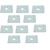 City Deco Centre SQUARE PLATE WASHER BZP (Pack of 10)