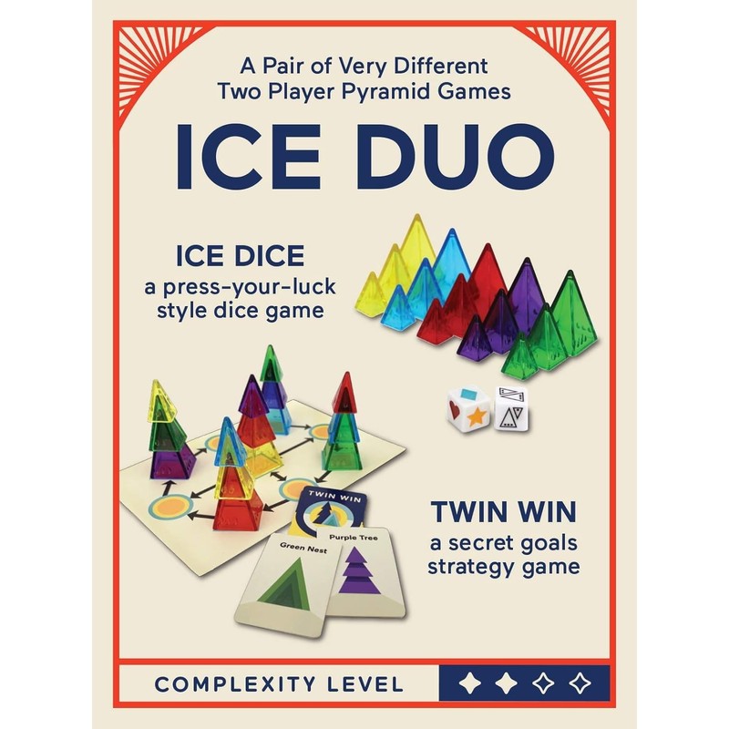 Ice Duo Board Game - Press-Your-Luck Adventure and Hidden-Goal Challenge
