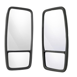 NOVAPARTS Left & Right Passenger Side Door Mirror for 2007-2023 ISUZU NPR, NPR-HD, NQR, NRR & 2008-2023 Chevy GMC W3500, W4500, W5500 Truck- Outside View Mirror Replaces # 8980493140, 8980493150 Black
