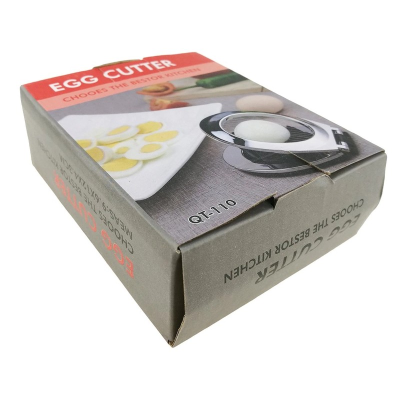 Unigift Stainless Steel Egg Slicer With 3 Slicing Styles