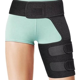 SEVEN MINE Soporte Estabilizador de Cadera, Muslo e Ingle – Alivio Dolor Ciática, Bursitis y Lesiones | Compresión Terapéutica Unisex | Faja Reversible Transpirable – Talla Única Ajustable