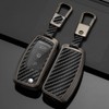 OTMIK Zinc Alloy ABS Carbon Fiber Car Key Cover Cases