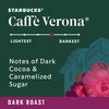 Starbucks Whole Bean Coffee, Dark Roast Coffee, Caffè Verona, 100%