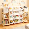 MICZG Extra Large Toy Storage Organizer for Kids - 3-in-1