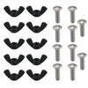 Ruiwaer 10Sets Pet Carrier Fasteners Set, 20PCS M6 Stainless Steel