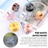 FIBOUND 100 Pieces Transparent Plastic Sewing Machine Bobbins, Plastic Bobbins