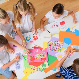 OWill 40 Shees of 1000 Children's Reward Stickers 3D Stickers Sheets Puffy Stickers for Toddlers Rewarding Gifts Scrapbooking Party Bag Fillers Including Animals, Dinosaurs, Numbers, Fruits, Stars