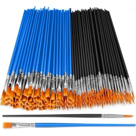Kunruea Set 200 Pinceles Para Dibujo Acuarela Acrílico Oleo Gouache
