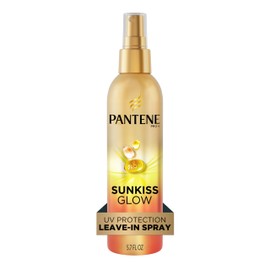 Pantene Sunkiss Glow Multitasking Spray, UV Hair Protection, Repairs Damage, Leave-In Conditioning Treatment, 5.7 oz
