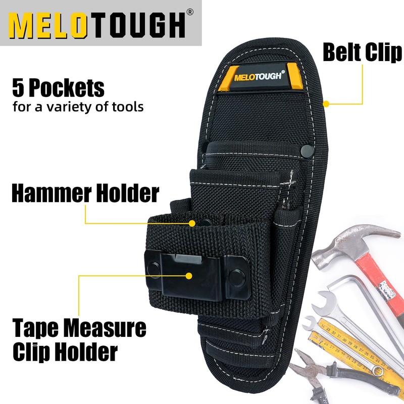 Small Tool Pouch with Belt Clip,Small Tool Holder Pouch, Min