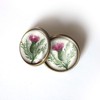 Scottish Thistle Stud Earrings