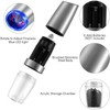 Electric Pepper Grinder,Gravity Electric Salt And Pepper Mill Grinder,Stainless Steel