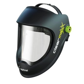 Optrel™ Clearmaxx sanding helmet mask, lightweight, 330 g, durability up to 220 °C