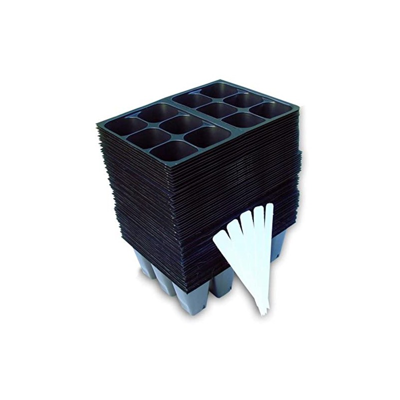 Seedling Starter Trays, 720 Cells: (120 Trays; 6-cells Per Tray),