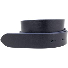 BELTINGER Interchangeable belt made of full cowhide leather without buckle, 3 cm, press stud belt for men and women, 30 mm, leather belt, navy