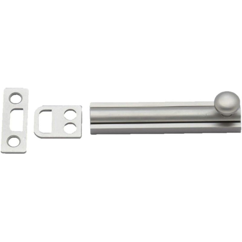 Door Bolts 2.5 Inch/ 63mm Polished Chrome Flat Bolt Surface