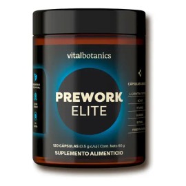 Preworkout Elite 120 Cápsulas Suplemento Vitalbotanics Sabor Sin sabor                                                                                
