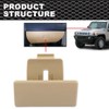 CROSSDESIGN Glove Box Handle Dash Latch Compatible with Hummer H3