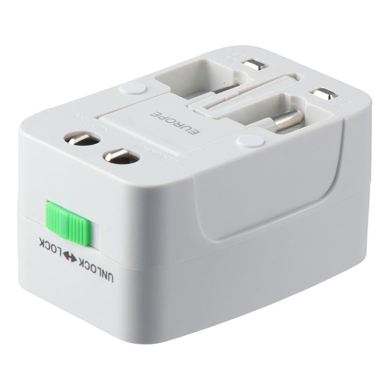 Urjumpea Travel Conversion Plug Copper Durable ABS Multifunctional Adapter Portable