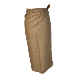 Kiran Fashion 100% Cotton Sarong Beach Pool Cover up Light Weight Scarf wrap Summer Holiday (Beige)