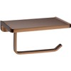 TRUSTMI Toilet Paper Holder with Phone Shelf, Bronze Bathroom Accessories