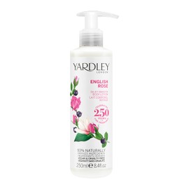 Yardley English Rose Body Lotion, Floral Body Cream with Shea Butter and Vitamin E, Soothing and Nourishing Body Lotion for Women 250ml