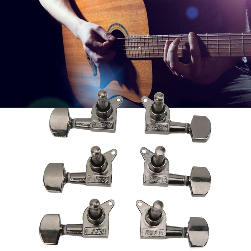 Small Square Fully Enclosed Locking Tuners 3L 3R Metal String