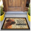 PR Print Royal Doormat Pets with Dog Picture Rhodesian Ridgeback