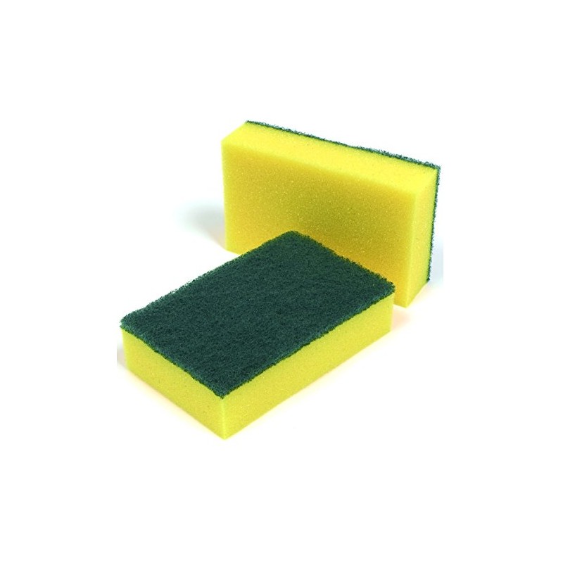 CPD 77998CP Multi Sponge Scourer, Yellow/Green