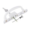 DECEBALUS Offset Position Keyed Sliding Patio Door Handleset with Mortise