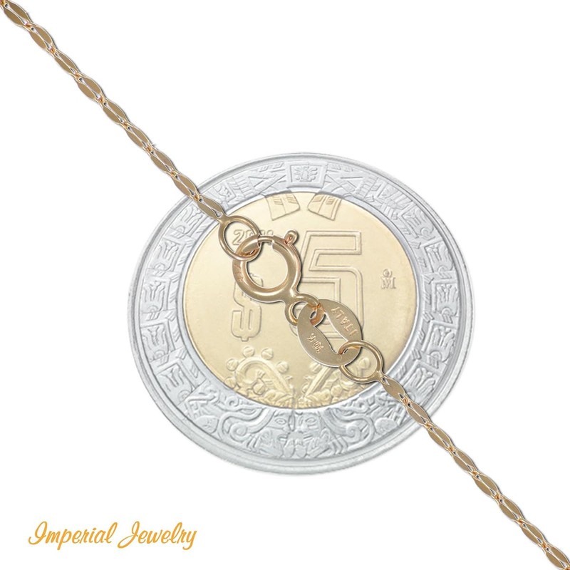 Imperial Jewelry Cadena Para Mujer de Oro 10K Italiano Collar