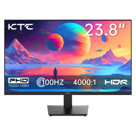KTC KTC 24 inch Monitor - 1080P Monitor, 100Hz FreeSync Gaming Monitor with HDR10,VESA Mountable, Adjustable Tilt, ZeroFrame Design, HDMI,VGA,Earphone Ports, PC Monitor Work Monitor for Office