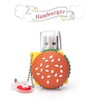 64GB USB Flash Drive Hamburger-Shaped, BorlterClamp Novelty USB Drive Thumb