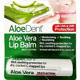 Aloe Dent Aloe Vera Lip Balm 4g (Pack of 6)