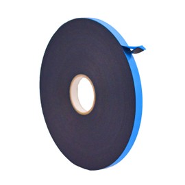 WOD WGT06P Double Sided Foam Mounting Tape, 1/16 inch Thick x 3/4 inch x 150 Ft. Weather Resistant for Gap Filling, Home or Office Decor, Dual-Pane Glass Bonding, Replacing Insulated Windows, Black