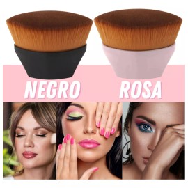 Universo en Linea Brocha Plana Maquillaje Kabuki Para Base Corrector Polvo F