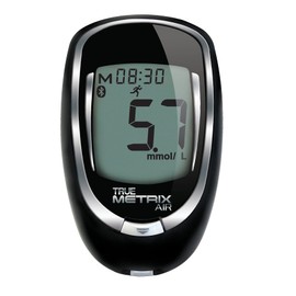 TRUE METRIX AIR Blood Glucose Monitoring Meter, Black