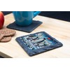 I Love Penguins Slate Coaster – Realistic Penguin Design (slco-kf25-lovepenguinsrealkvd)